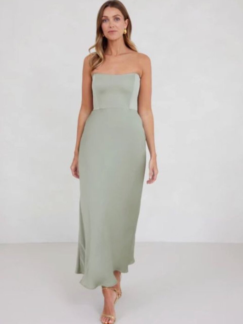 Park & Fifth Satin Brodie Dress